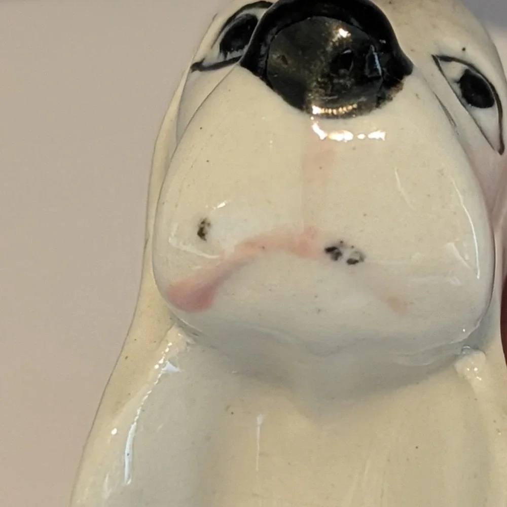 Vintage Basset Hounds Beagle Dogs Salt Pepper Shakers Big Ears Anthropomorphic